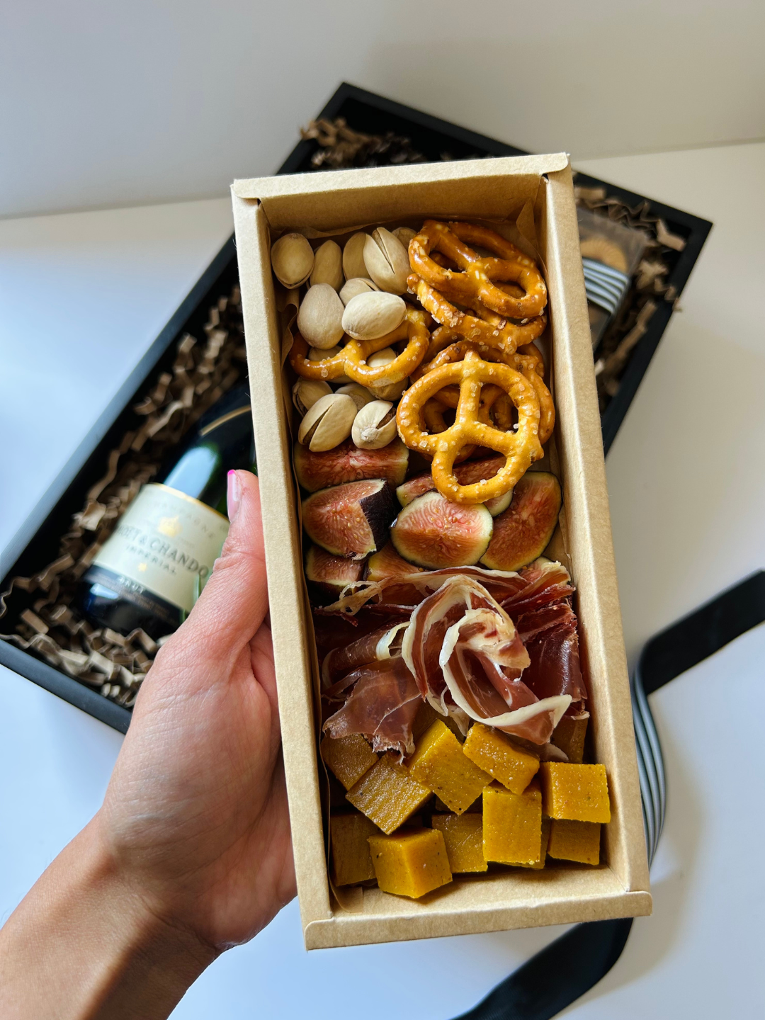 Box licor + carnes frías