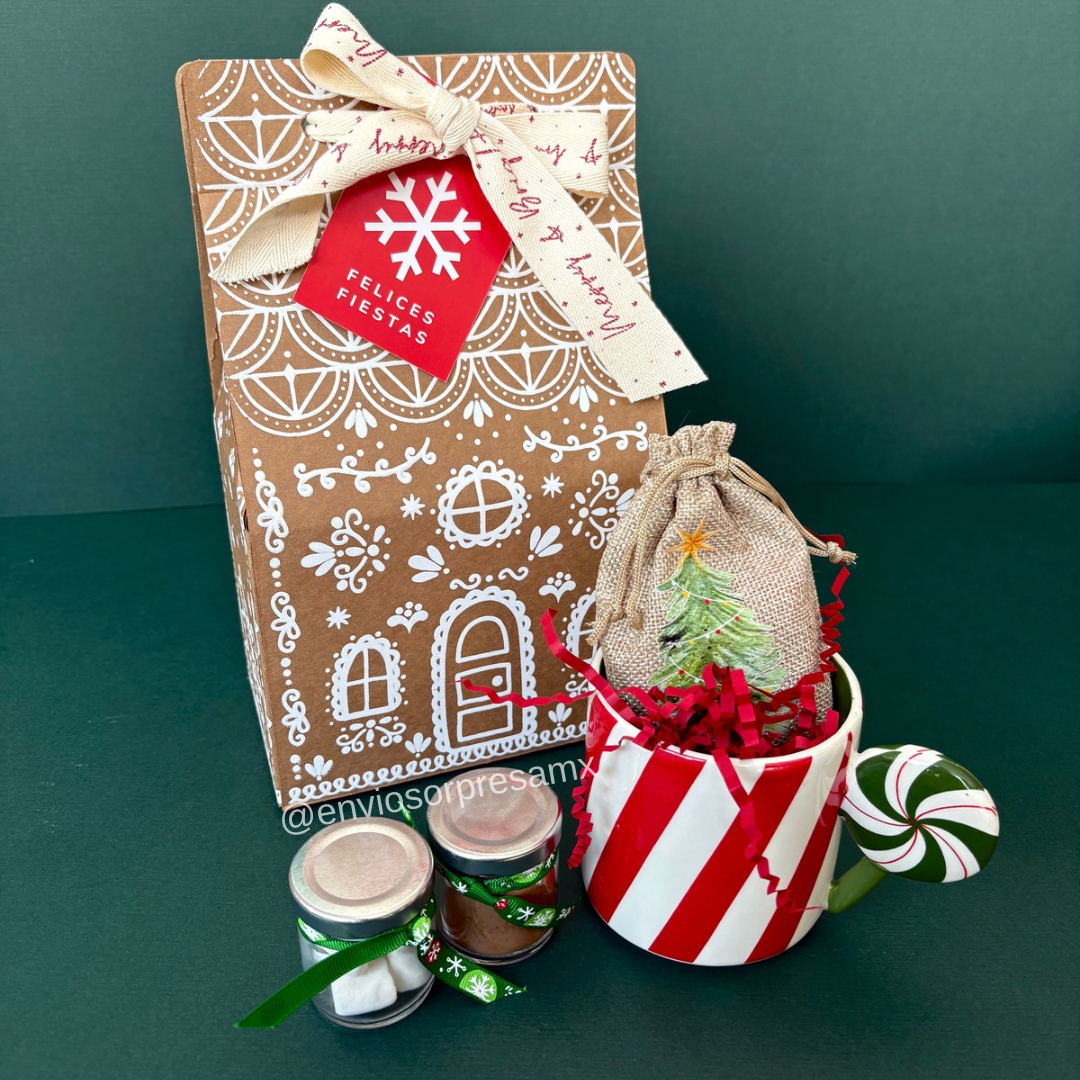 Kit cocoa con taza caramelo
