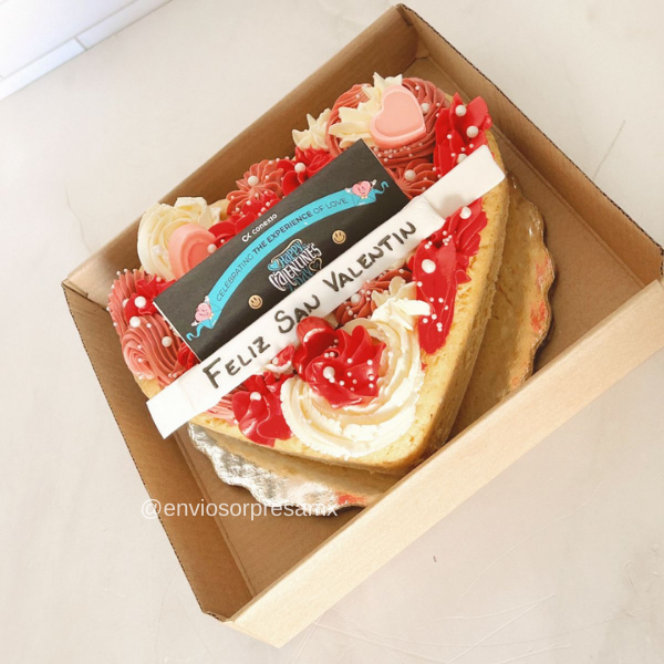 Heart Cookie Cake