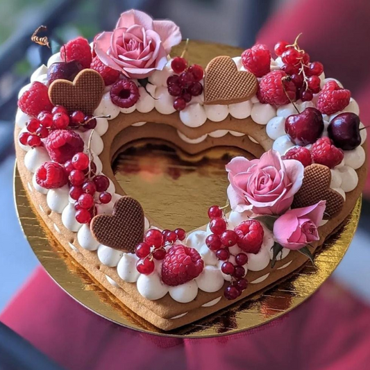 Heart cake